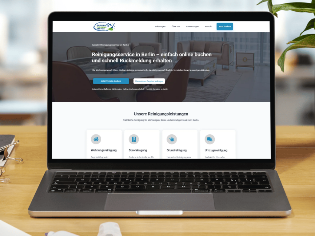Professionelle WordPress-Website für ein lokales Unternehmen